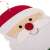 Close-up of the Santa Claus face on the felt advent calendar