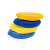 Set of 4 microfiber polishing pads, 125mm diameter, for car detailing and interior cleaning