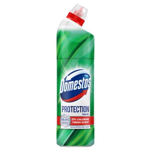 Domestos Protection Гъст Гел за Почистване на Тоалетна, Аромат на Евкалипт и Дива Мента, 700ml