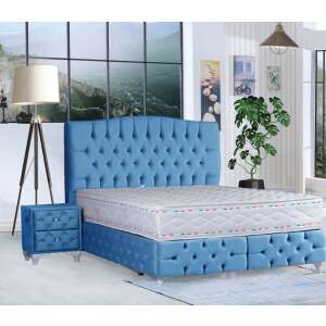 Previ Organikus Pamut Matrac, Comfort Aquagel Air-Fresh matrac ágykereten fejtámlával - Ortopéd matrac