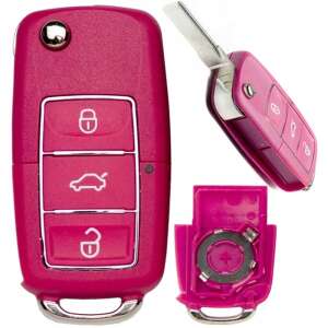Volkswagen 3 gombos bicsakulcsház pink vízálló 86290883 