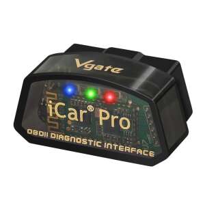 Vgate iCar Pro OBDII diagnosztikai interfész, fekete, LED-ekkel - Vgate
