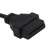 A Mazda OBD2 adapter kábel OBD2 csatlakozójának közeli képe