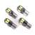 Négy T10 LED CANBUS 8SMD fehér izzó autóhoz