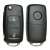 Seat autókulcs 2 gombbal, HU66 kulcskés, Volkswagen VW Amarok és Transporter modellekhez