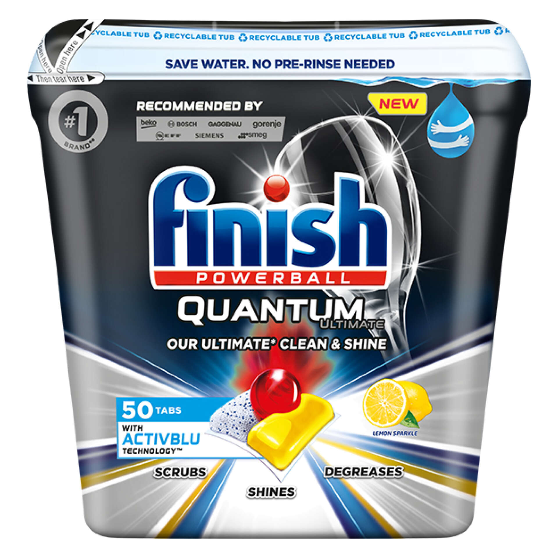 Finish Quantum Ultimate Lemon Mosogatógép kapszula 50db