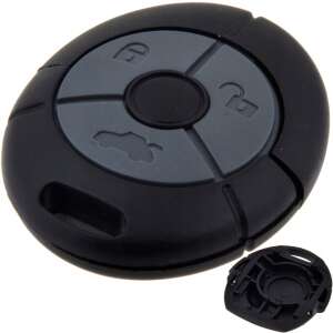 Rover autókulcs távirányító ház, 3 gombos, fekete - Autókulcs