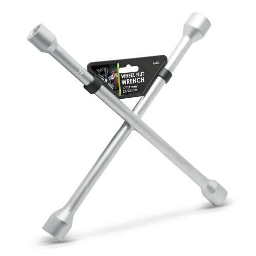 M.N.C. 55802 Professzionális keresztkulcs 355mm 17, 19, 21, 23 mm kerékcsavar kulcs