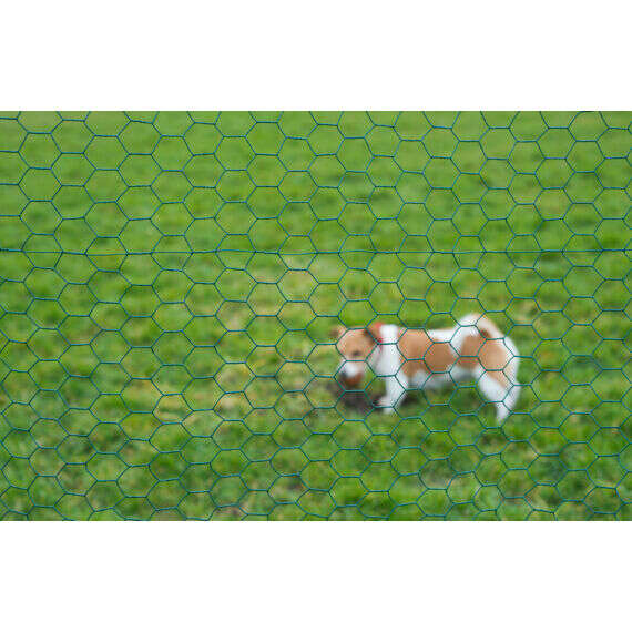 Hexaplast drótkerítés, zöld 13x13mm, 0,5mx5m