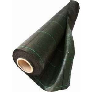 Black polypropylene weed barrier fabric, 100 g/m2, 1.05m x 50m, 52.5m2 - Weed barrier fabric