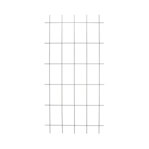 Metal Plant Trellis with Plastic Coating, Grey, 145 x 72.5 cm 131339608