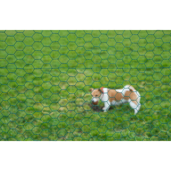 Hexaplast drótkerítés, zöld 25x25mm 0,5mx10m