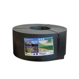 BorderFix 19cm x 15m Garten- und Teichrand, 7mm dick, schwarz, Rolle für Landschaftsgestaltung, Teichrand, Gartenbeete, Rasenkante, Wegrand - Beeteinfassungen