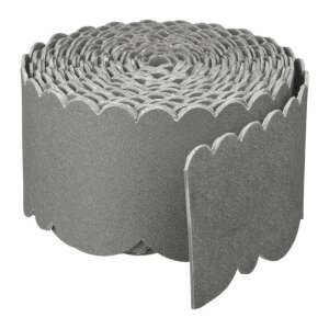 Nature decorative garden edging, gray, 13cm high, 12m long, roll - Garden Edging