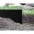 Bradas lawn border installed in the ground, black
