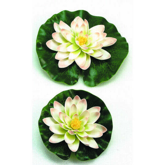 Ubbink selyemvirág, tavirózsa 14cm fehér