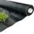 Agroszövet Fekete PPHA weed barrier fabric, black polypropylene fabric with green stripes, rolled up, 100 g/m2, 1.65 m x 50 fm, 82.5 m2