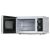 Interior view of SHARP YC-MG01EW Microwave Oven with door open