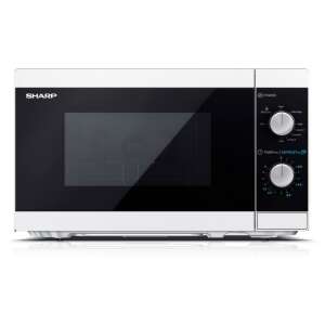 Sharp YC-MG01EW Mikrohullámú sütő 20L, 800W, Fekete-Fehér