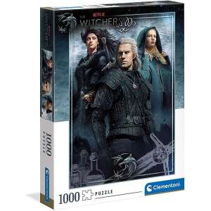 Clementoni The Witcher puzzle cu 1000 de piese, cu Geralt din Rivia, Yennefer și Triss Merigold - Clementoni Puzzle