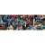 Clementoni Panorama Puzzle - Batman 1000 piese, cu un colaj de scene cu Batman