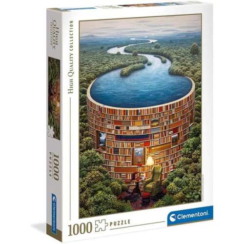Clementoni Panorama Puzzle - Bibliodame 1000db 33745687