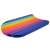Comfy Kick rainbow swim board for kids, swimming aid for learning to swim, floatation device, side view