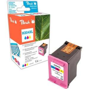 Peach H304XL háromszínű tintapatron, kompatibilis HP 304XL/N9K07AE-vel - Peach