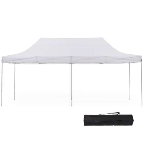 Timeless Tools 2.9x5.7 meter white folding garden pavilion with carrying bag