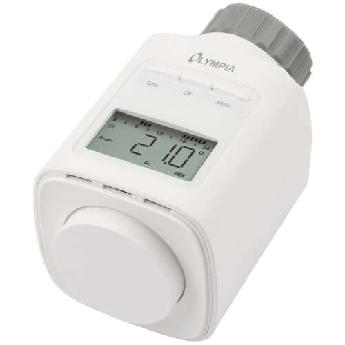Olympia HT 430-23A radiátor termosztát, programozható, digitális, fehér - Olympia