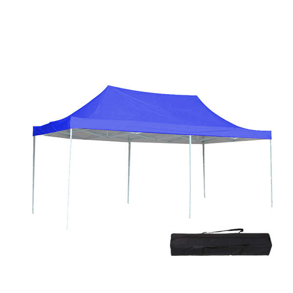 Timeless Tools Foldable Garden Pavilion in Multiple Types - 2.9x5.7 meters - Blue - Pavilion + Carry Bag