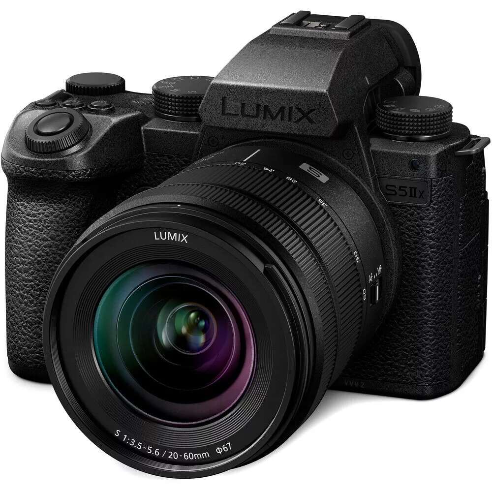 Panasonic lumix dc-s5 ii x fényképezőgép + s 20-60mm kit - fekete