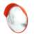Timeless Tools 77cm Convex Traffic Mirror with red visor, providing wide-angle visibility