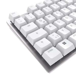CHERRY KC 200 MX2A mechanical keyboard, silver/white, German layout - Keyboard
