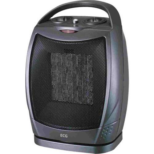 ECG KT 10 elektromos hősugárzó, hordozható fűtő, fogantyúval, 1500W, 2 fűtési fokozat, oszcilláló - ECG