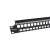Equip 769258 19 Zoll Keystone Patch Panel, 48 Port, schwarz, Nahaufnahme