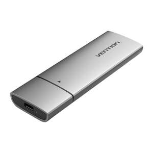 Vention KPEH0 M.2 NGFF USB 3.1 Type-C Carcasă externă pentru SSD - gri 86328347 Carcase pentru hard disk-uri externe