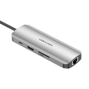 Stație de andocare universală Vention TOKHB 100W cu HDMI, USB-C, USB-A, cititor de carduri SD și Ethernet - Docking stations