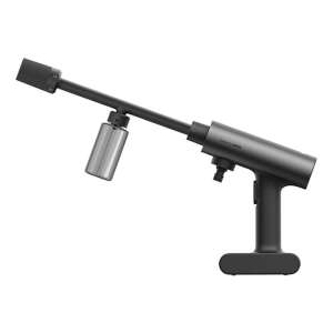 HOTO QWXCJ002 Pro Cordless High Pressure Washer, black, angled view - Garden