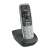 Gigaset E560 cordless phone, showing the handset and base station, gray color