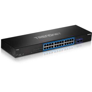 TRENDnet TEG-30262 24 portos Gigabit Ethernet switch 2 x 10G SFP+ foglalattal - Trendnet