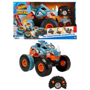 Hot Wheels Monster Trucks átalakítható távirányítós autó - Rhinomite 86337377 