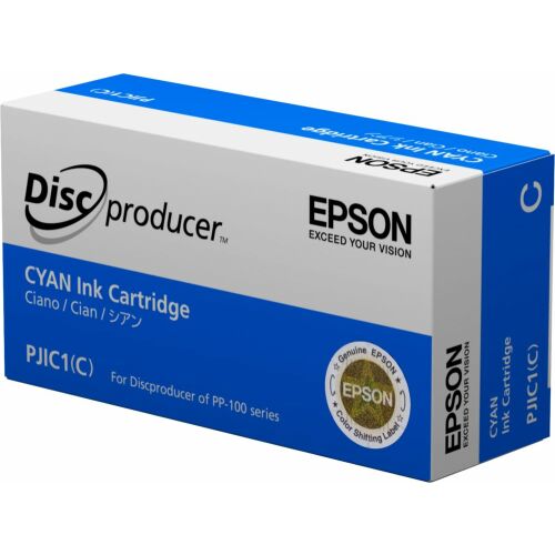 Epson PJIC7(C) Cyan Ink Cartridge - Genuine Ink for Discproducer PP-100 series