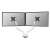 Neomounts DS70S-950WH2 stojan na dva monitory, biely, s dvoma namontovanými monitormi