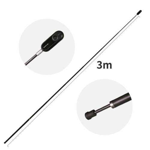 Insta360 Extended Selfie Stick, selfie stick de 3 metri pentru camerele de acțiune Insta360 ONE și ONE X