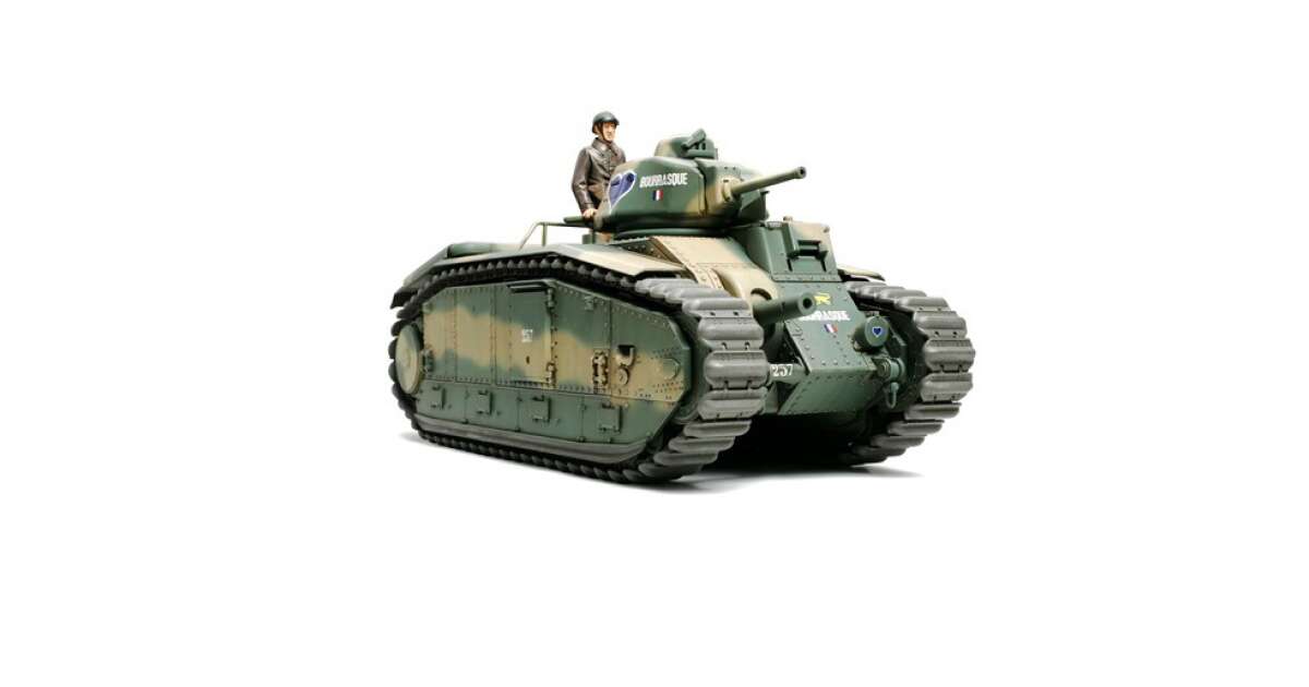 Tamiya French Battle Tank B1 bis tank műanyag modell (1:35) | Pepita.hu