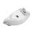 Trust Verto Wireless Ergonomic Mouse, white, bottom view, showing the USB receiver