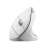 Trust Verto Wireless Ergonomic Mouse, white, side view, showing the ergonomic design