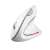 Trust Verto Wireless Ergonomic Mouse, white, angled view, showing the ergonomic design