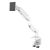 LC-Power LC-EQ-A49B White Monitor Desk Mount - Angled View